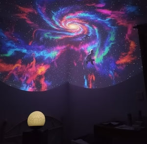 Music Moon Light Bluetooth Speaker Lamp